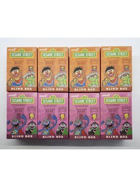 Super7 Sesame Street Wave 2 Blind Box ReAction Figure Bundle